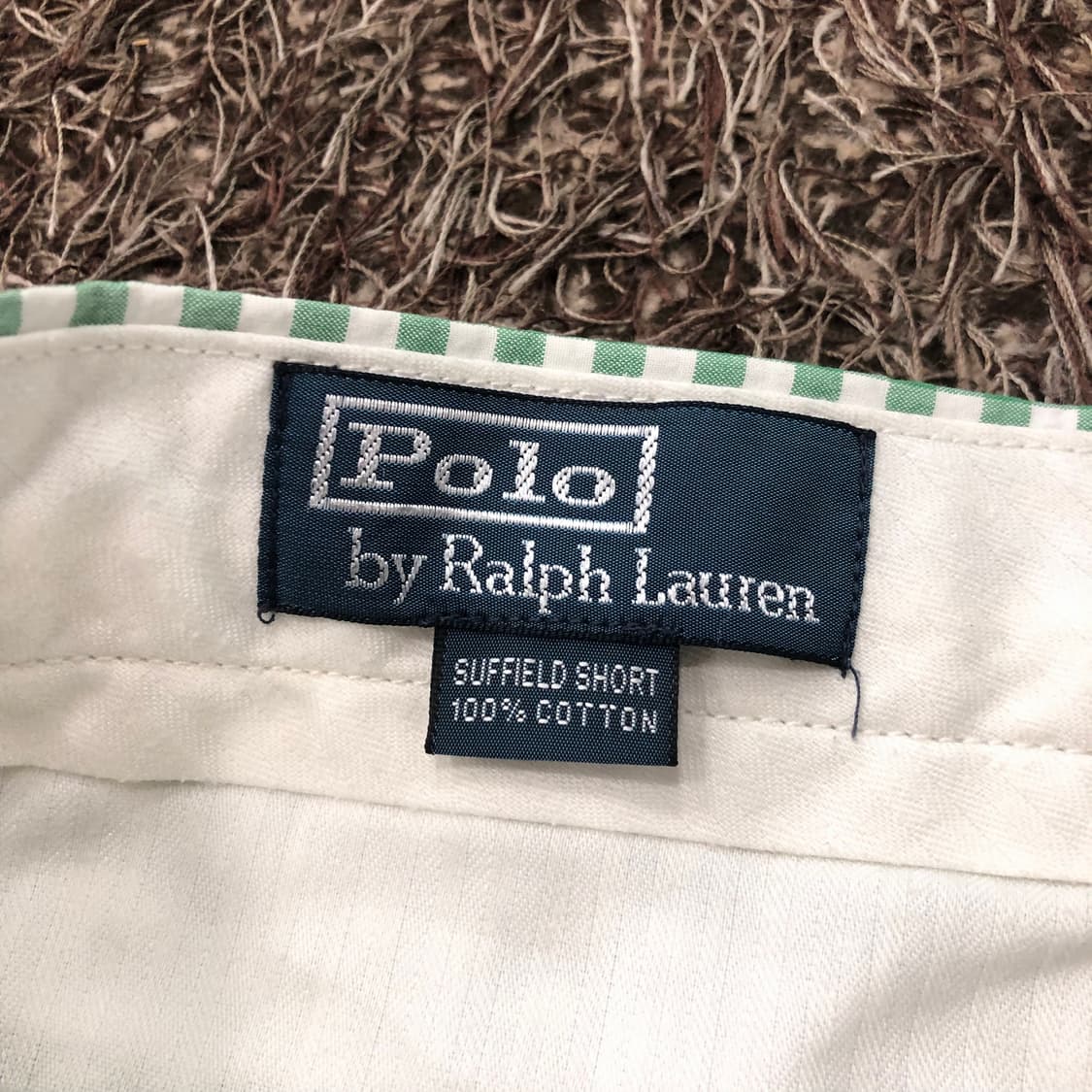 폴로 랄프로렌 그린 체크 반바지 상품이미지4