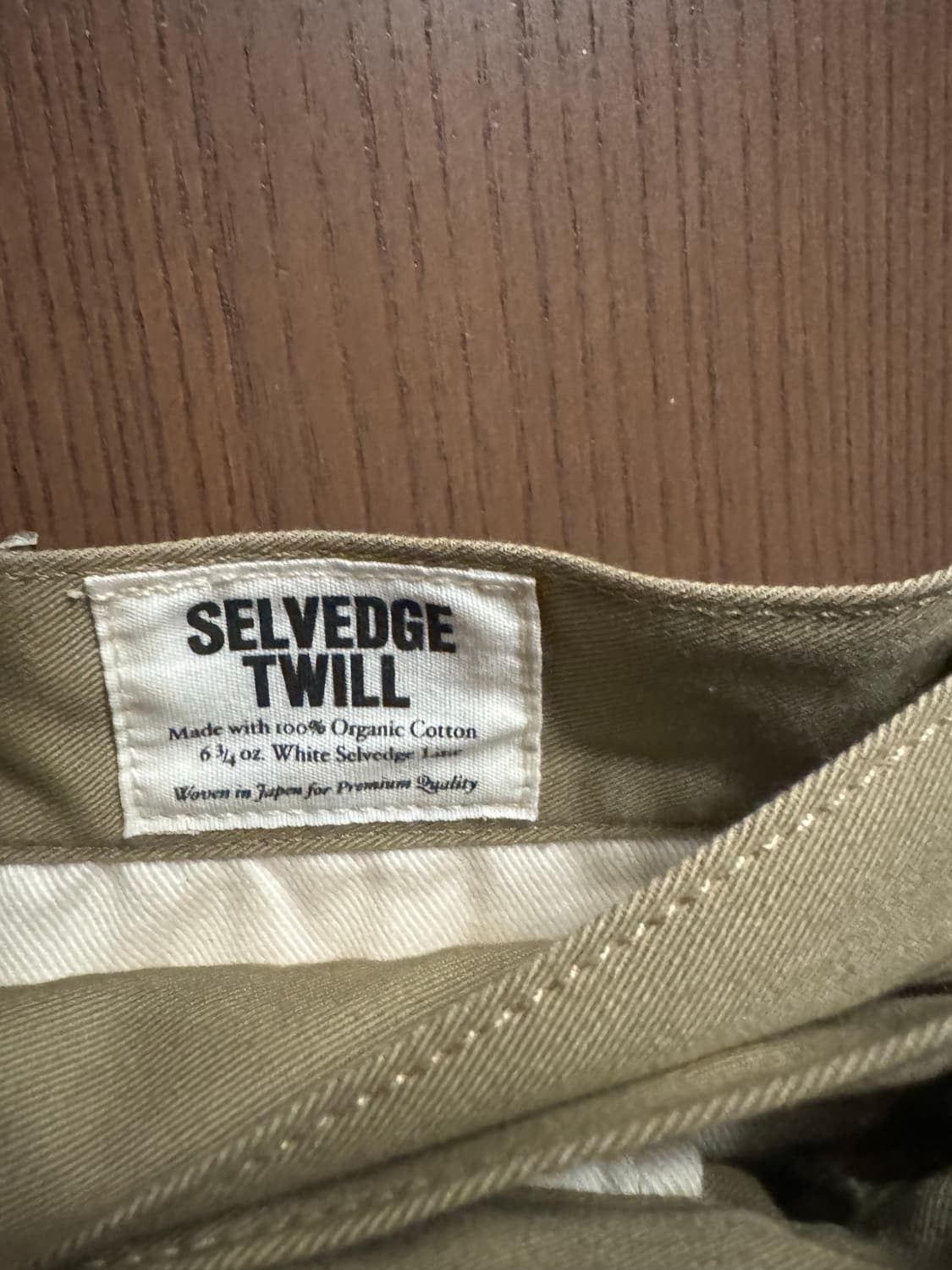 LEE 101 더블 플리츠 치노 Made in Itaiy 32X32 상품이미지9