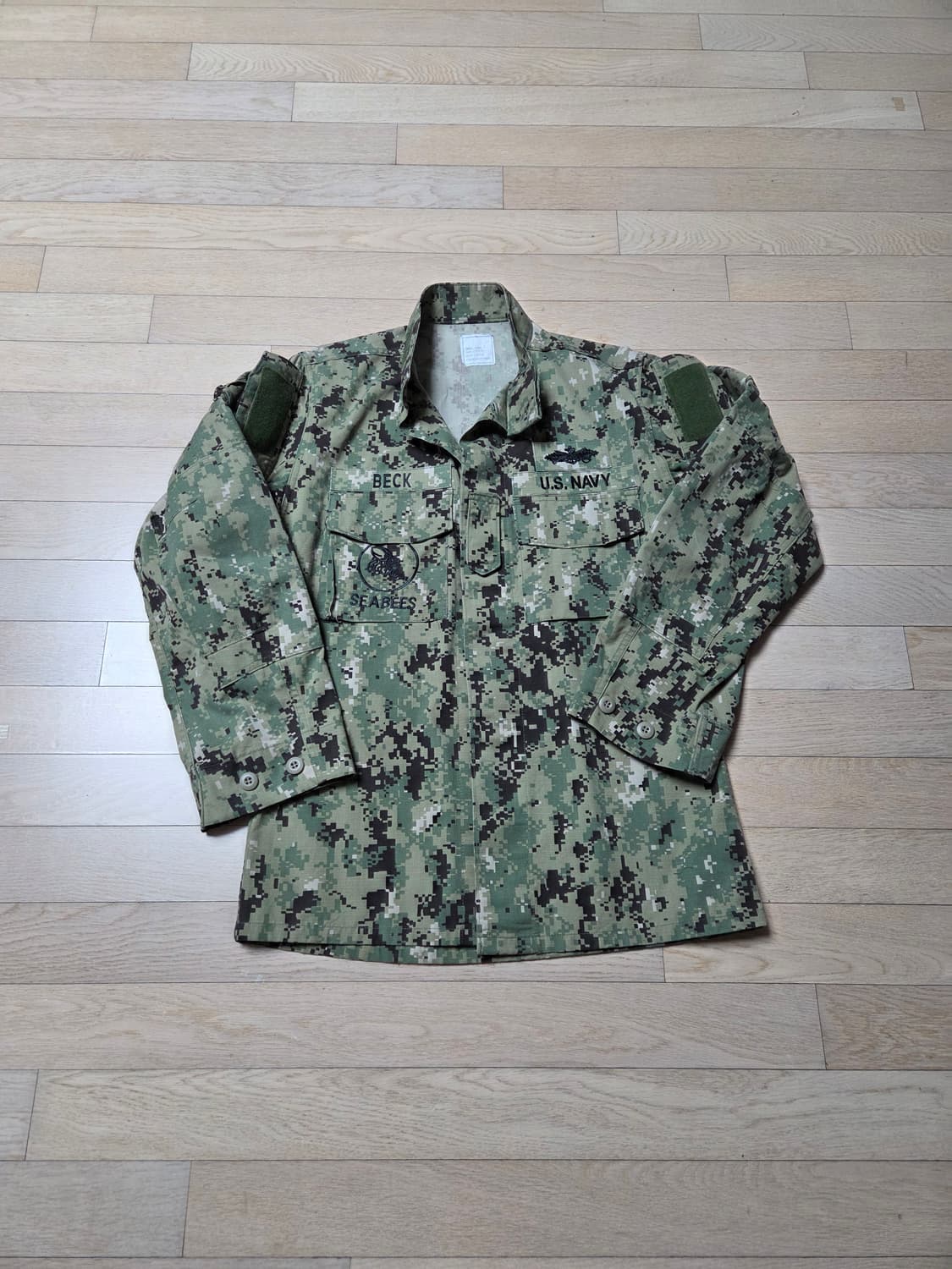 미국해군 AOR2 전투복상의.S.L.풀패치
 상품이미지1