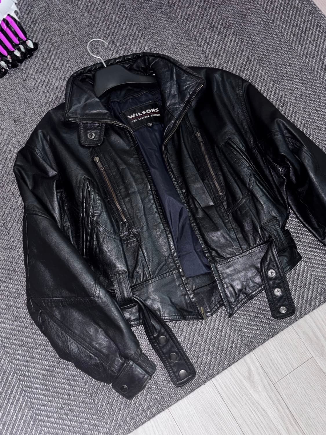 빈티지 윌슨레더 자켓 상품이미지1