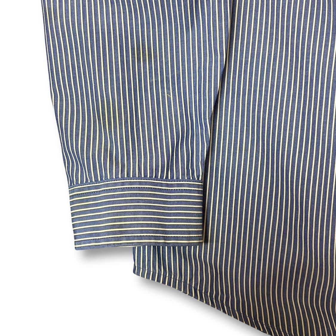 아르마니 익스체인지 스트라이프 슬림 원포켓 긴팔 셔츠 상품이미지4