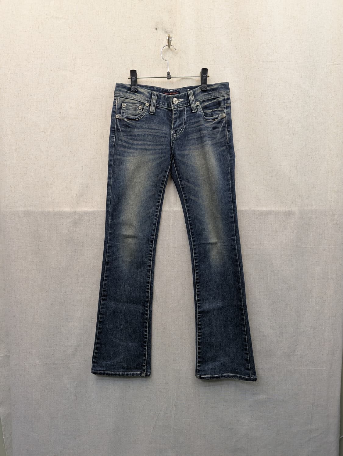 Hollis Denim 워싱 부츠컷 데님 청바지 상품이미지1