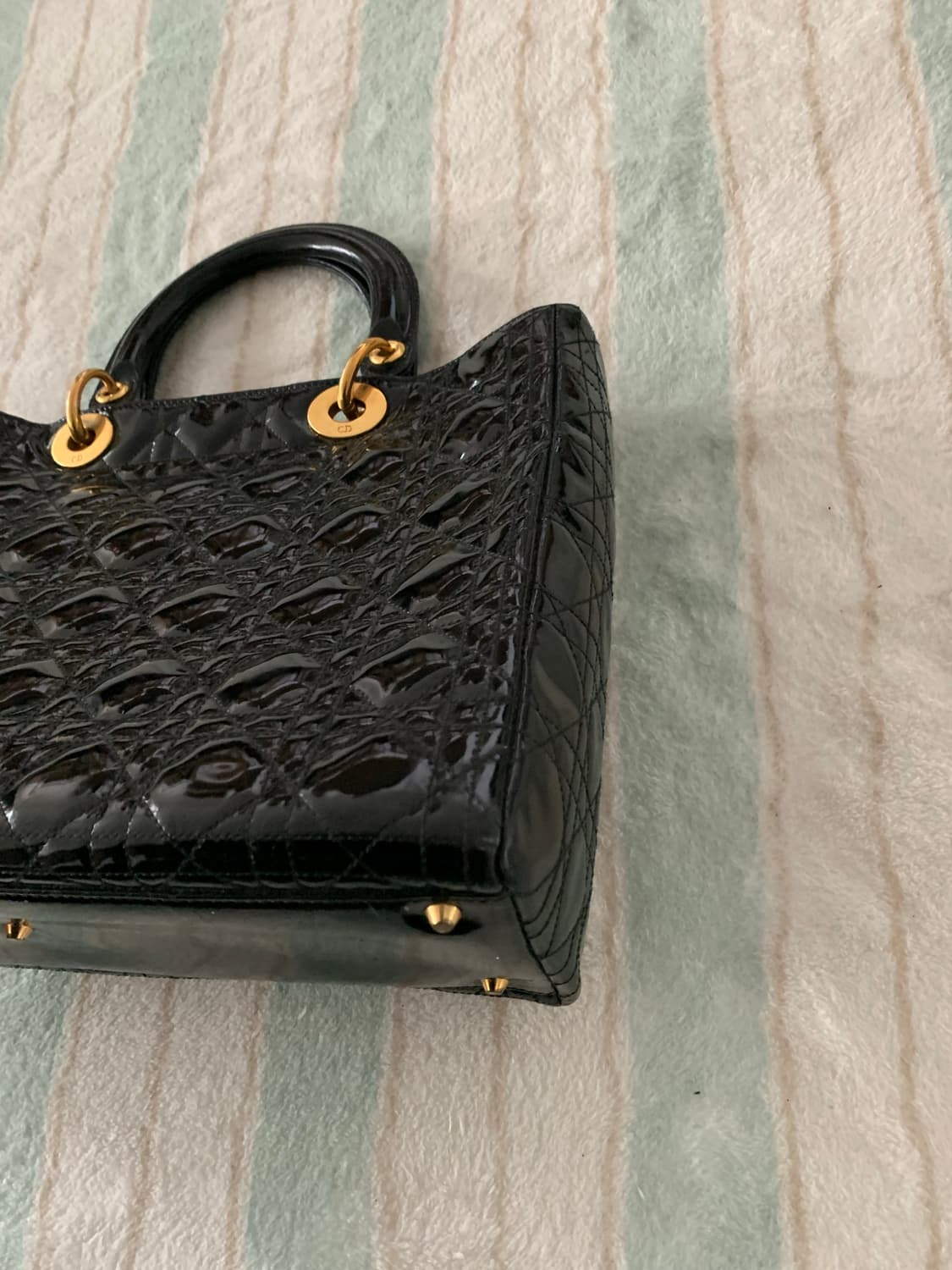 디올 레이디디올백 라지 정품  상품이미지8