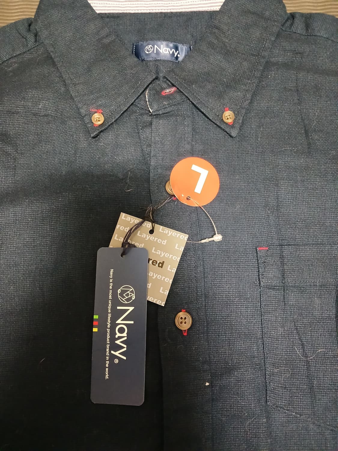 Navy 반팔 셔츠 상품이미지2