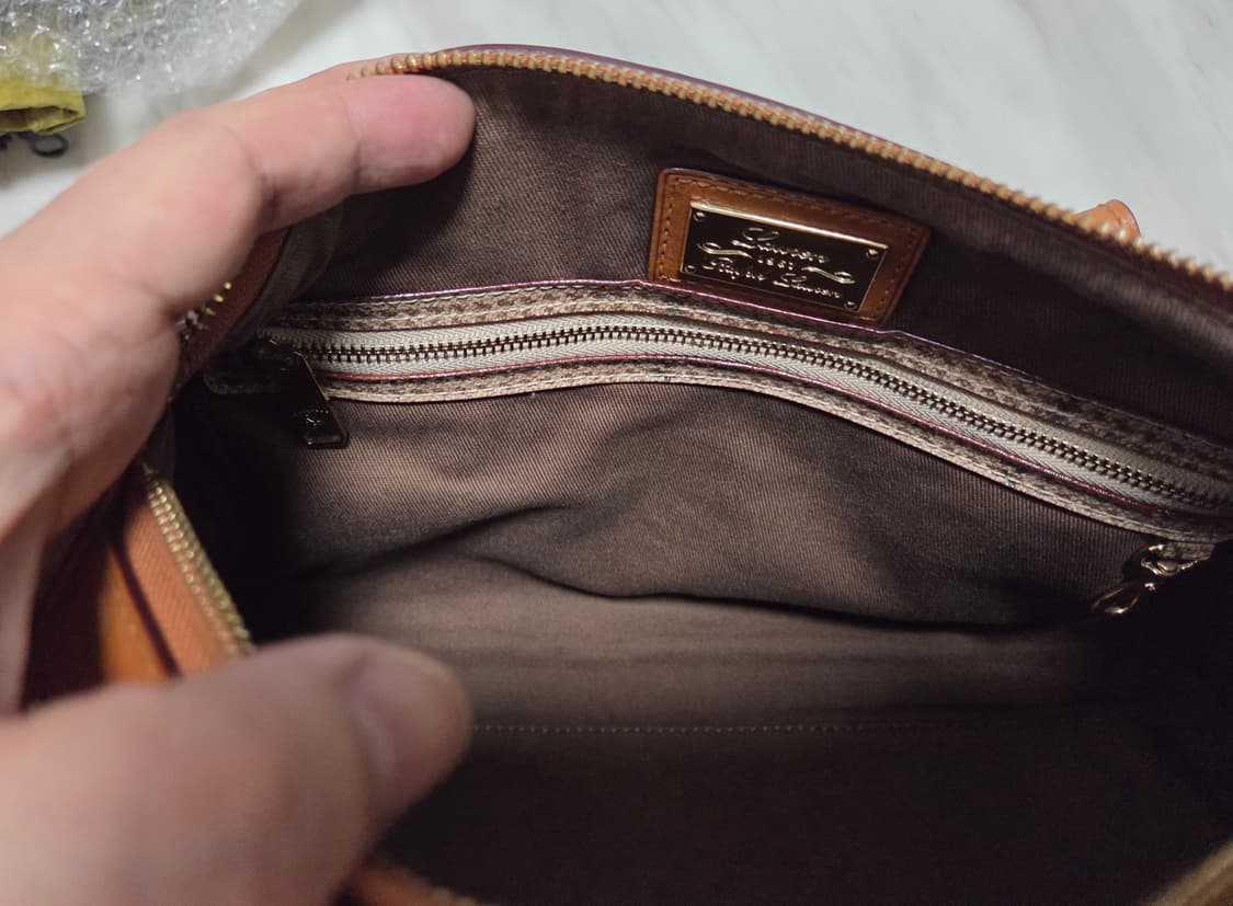 랄프로렌 가죽 캔버스 토트백 상품이미지9