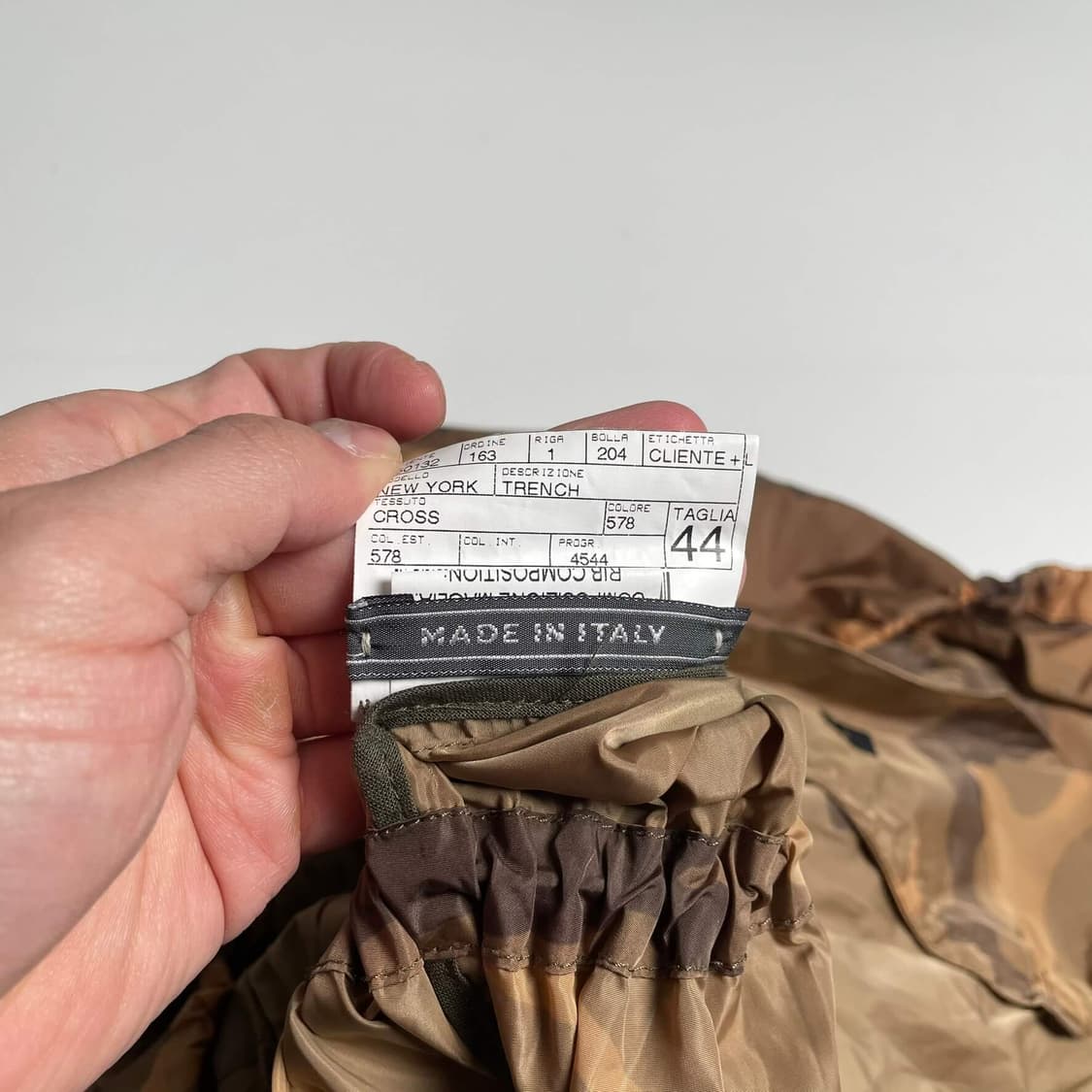 Ruzzo 셔링 밀리터리 나일론 코트 (italy)   상품이미지10