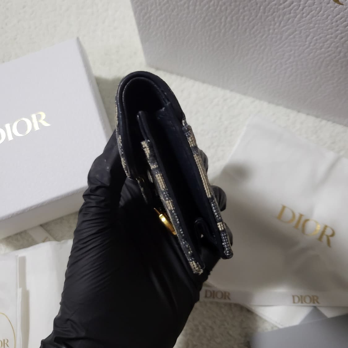 [풀구성] 디올 오블리크 새들 카드지갑  상품이미지9