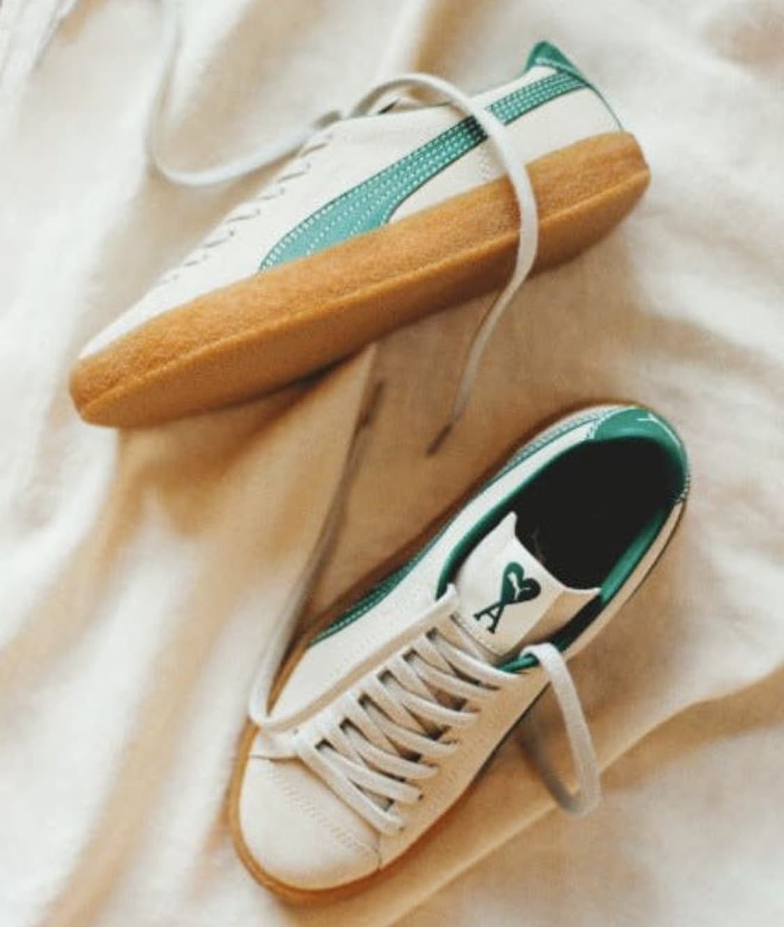 푸마 x 아미 스웨이드 크레페 프리스틴 240    상품이미지1