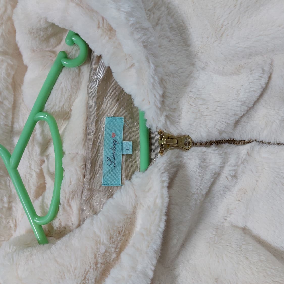 Lindsay 퍼 후드 집업 자켓 상품이미지4