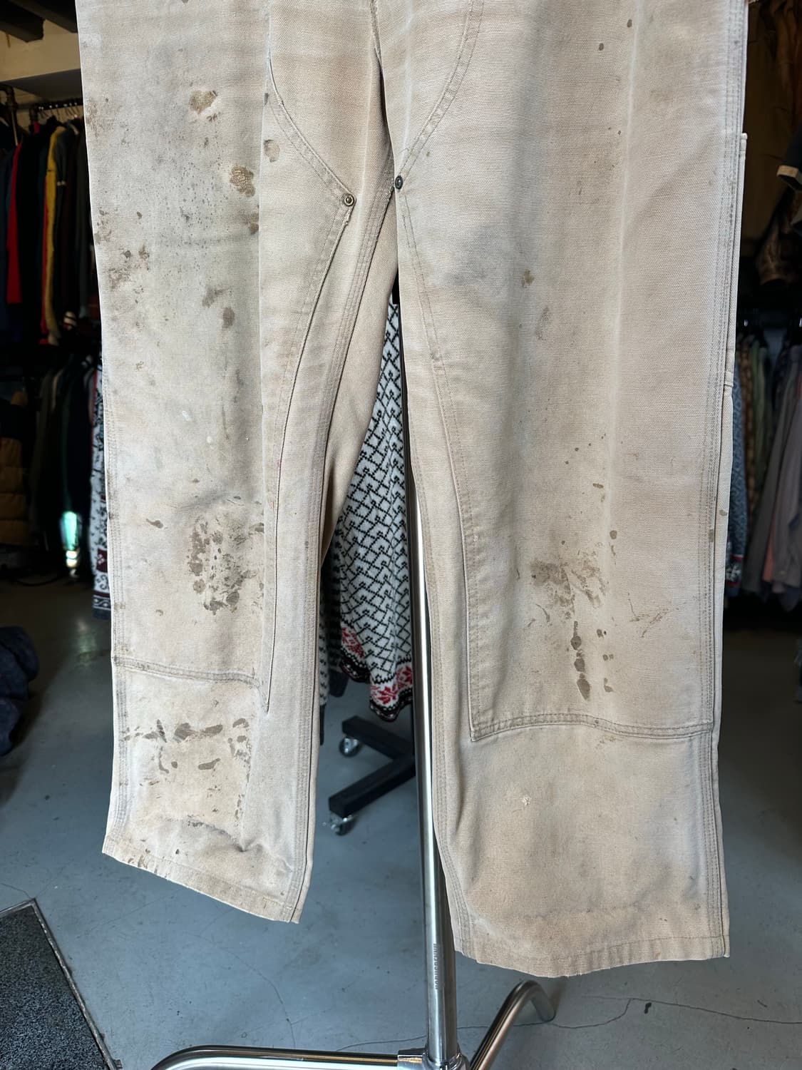 칼하트 더블니 더티 디트로이트 카펜터 워크 팬츠 35x30 상품이미지5