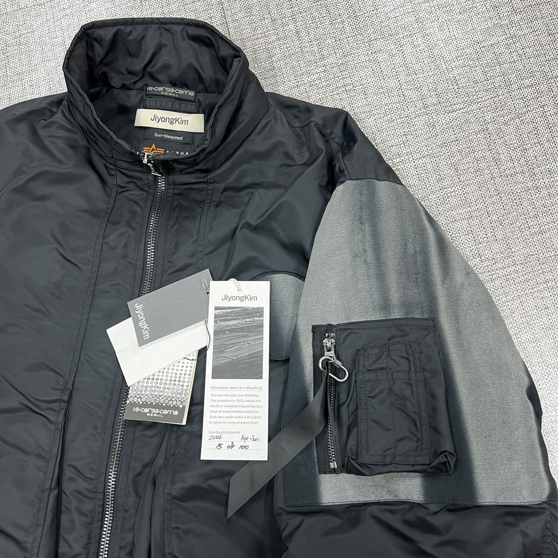 지용킴X알파인더스트리 Ma-1 24AW L 상품이미지4