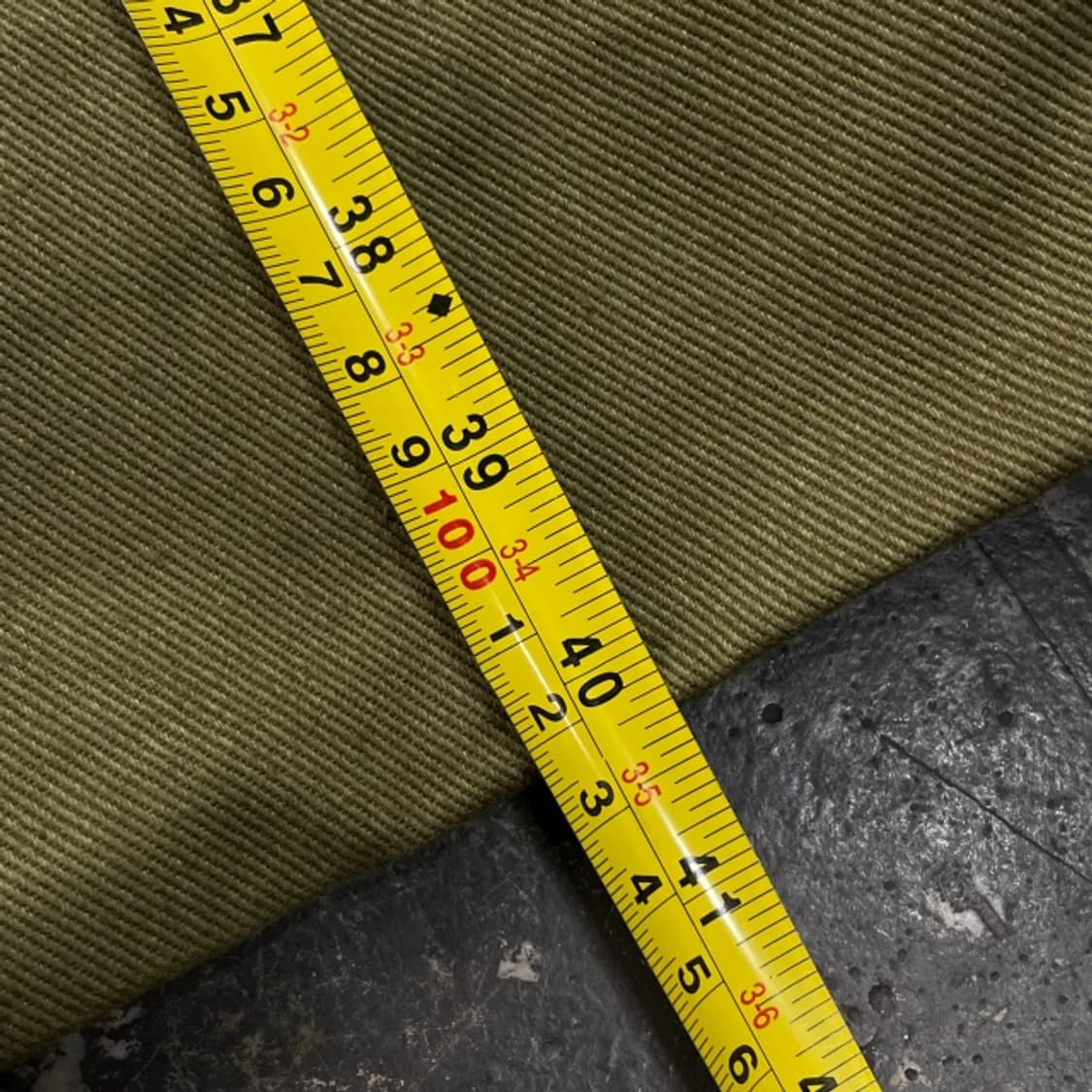 빈티지 더블니 와이드 치노팬츠  상품이미지10