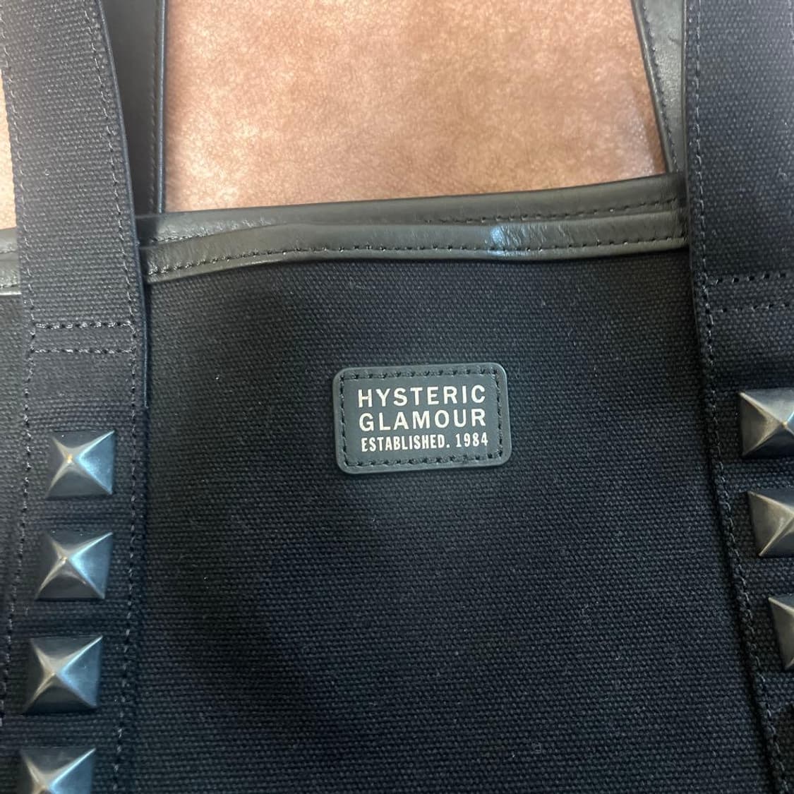 히스테릭 글래머 스터드 캔버스 토트백 상품이미지2