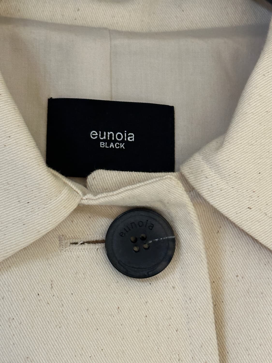 유노이아 트렌치코트 아이보리 상품이미지5