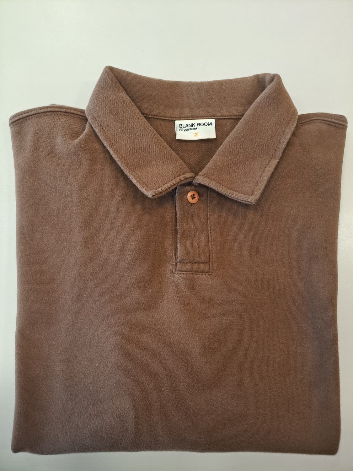 블랭크룸 브라운 긴팔 카라티 2사이즈 상품이미지6