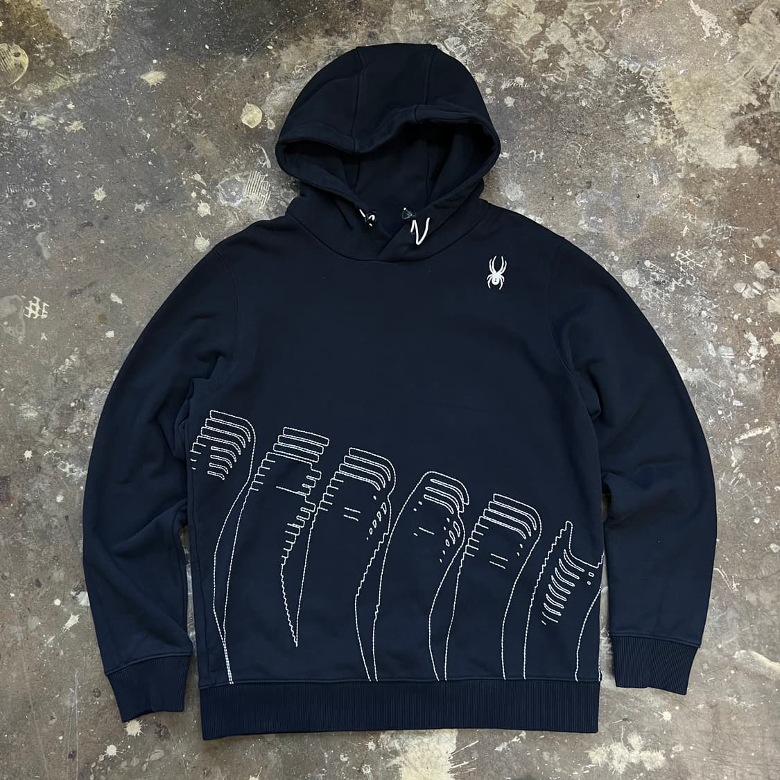 L) 스파이더 후드티 후드티셔츠 상품이미지2