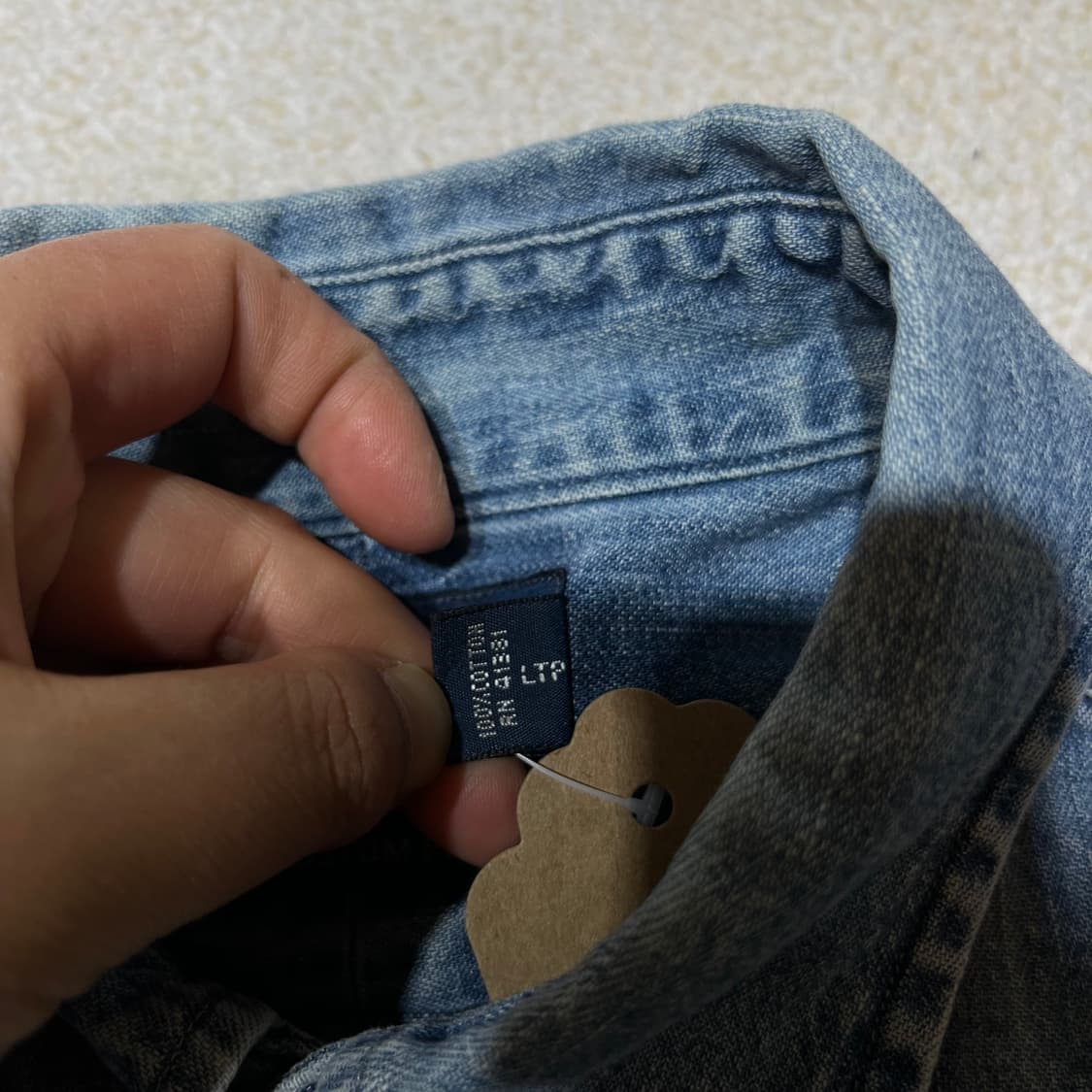 95 폴로랄프로렌 커스텀핏 데님 셔츠 상품이미지4