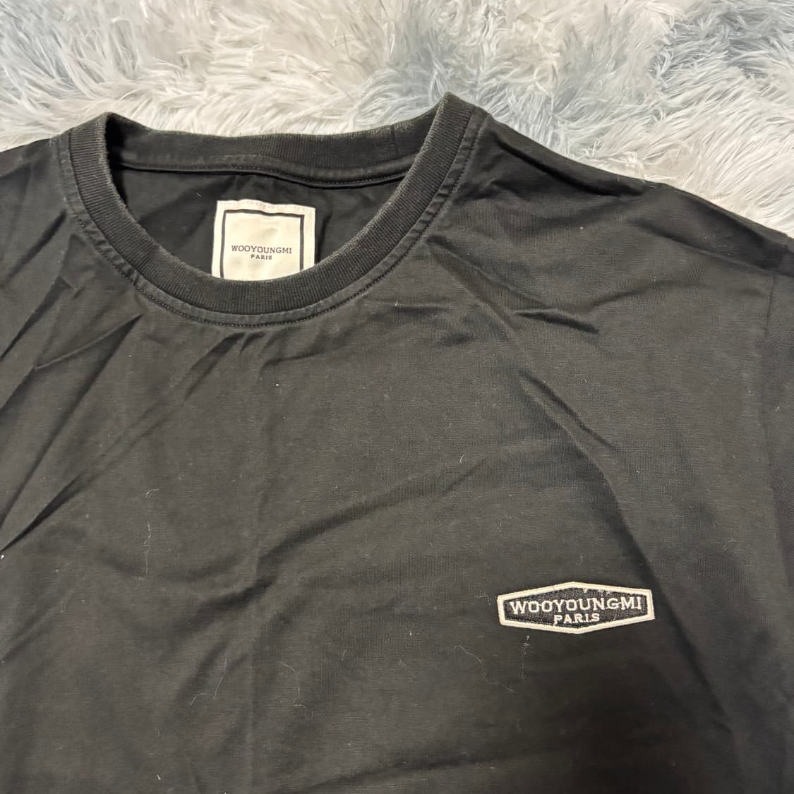 [48 Size] 우영미 백로고 금색 반팔티셔츠 상품이미지4