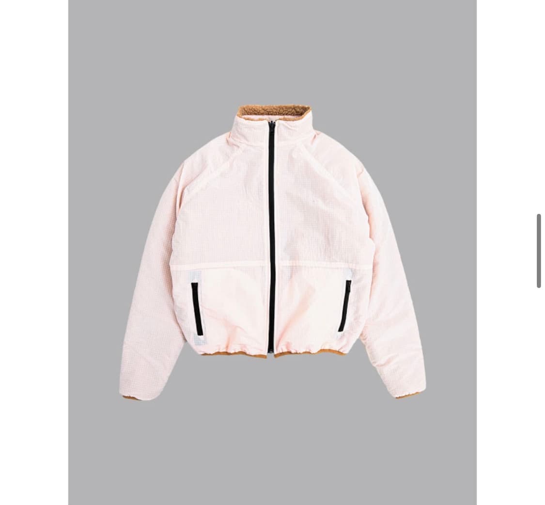 더뮤지엄비지터 리버서블 플리스 브라운 s 상품이미지2