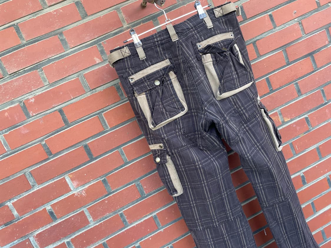 vintage checkered pants 상품이미지4