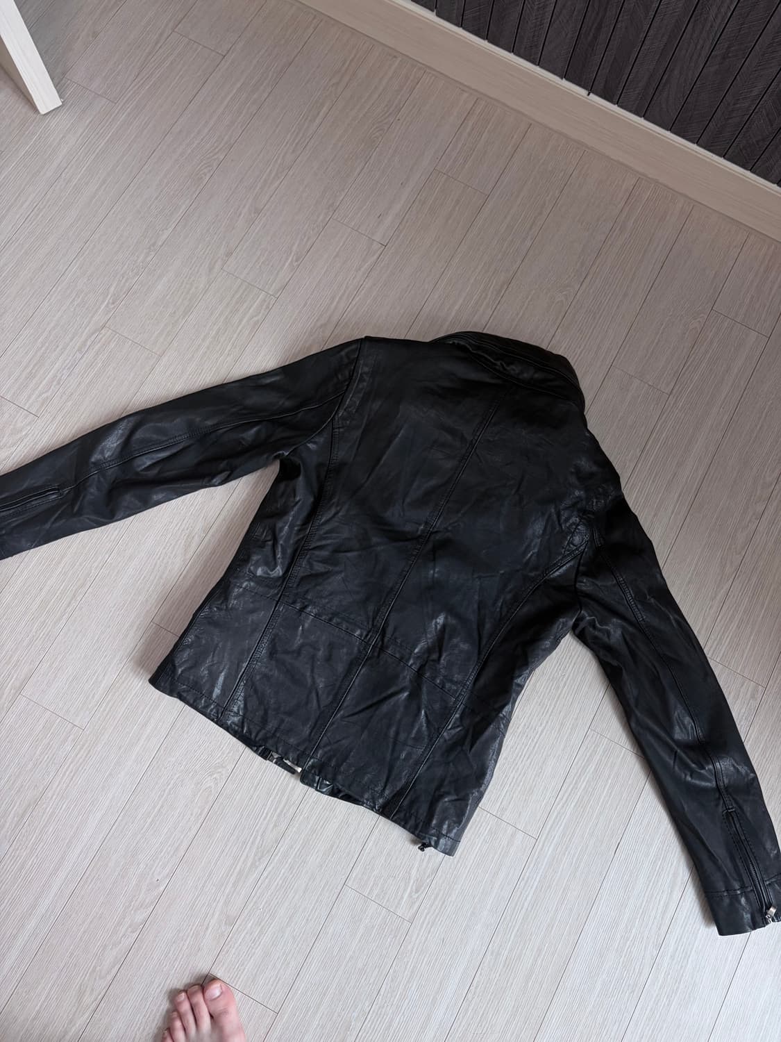 빈티지 이태리 램스킨 레더 자켓 상품이미지3