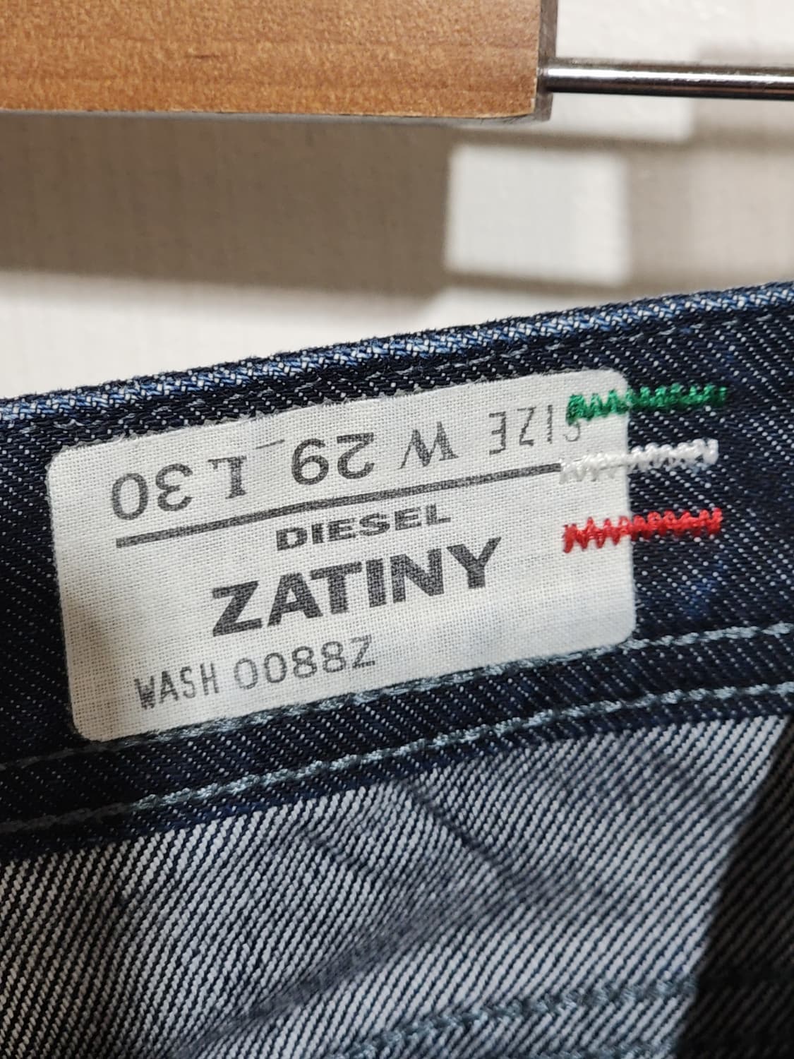 (29) 디젤 자티니 청바지 진청 부츠컷 데님팬츠 이태리판  상품이미지3