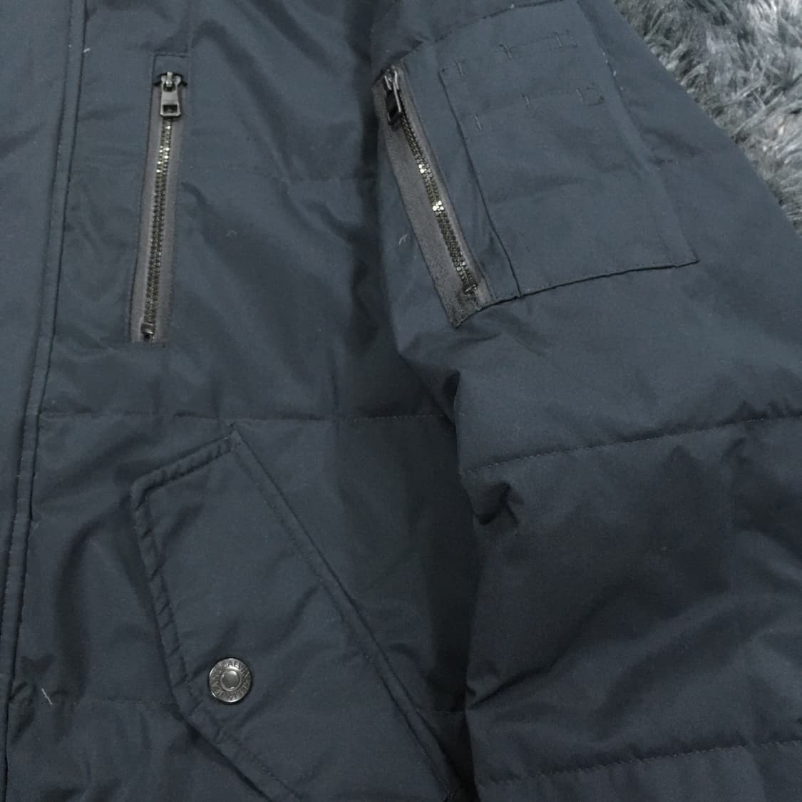 투티/0258 CK 캘빈클라인 구스다운 패딩 블랙 하이넥 후드 상품이미지8