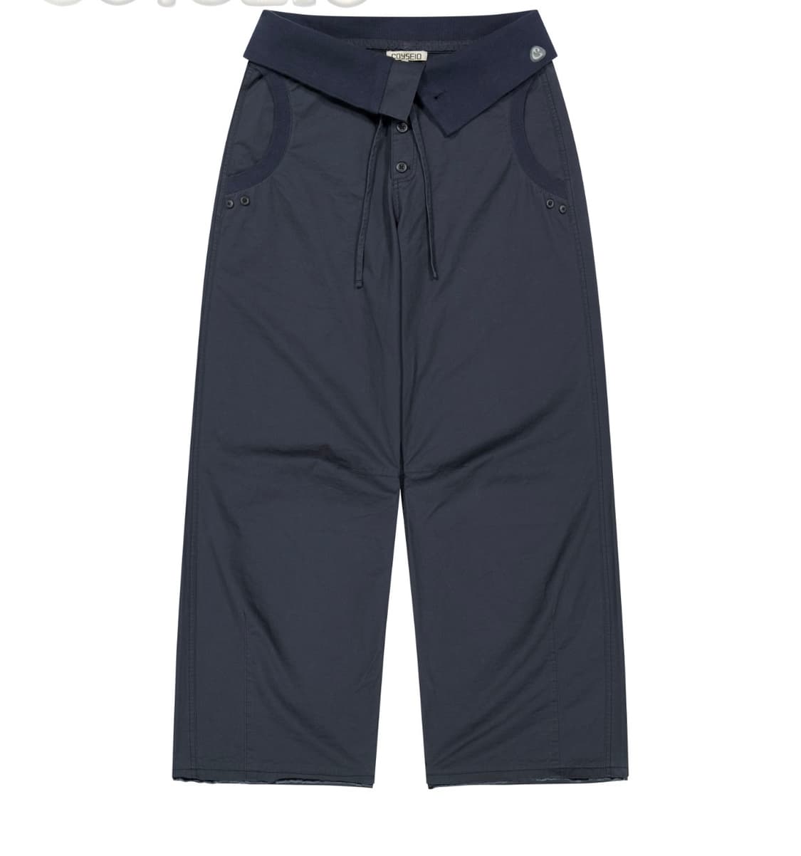 코이세이오 FLOW FOLD PANTS NAVY 1 상품이미지1