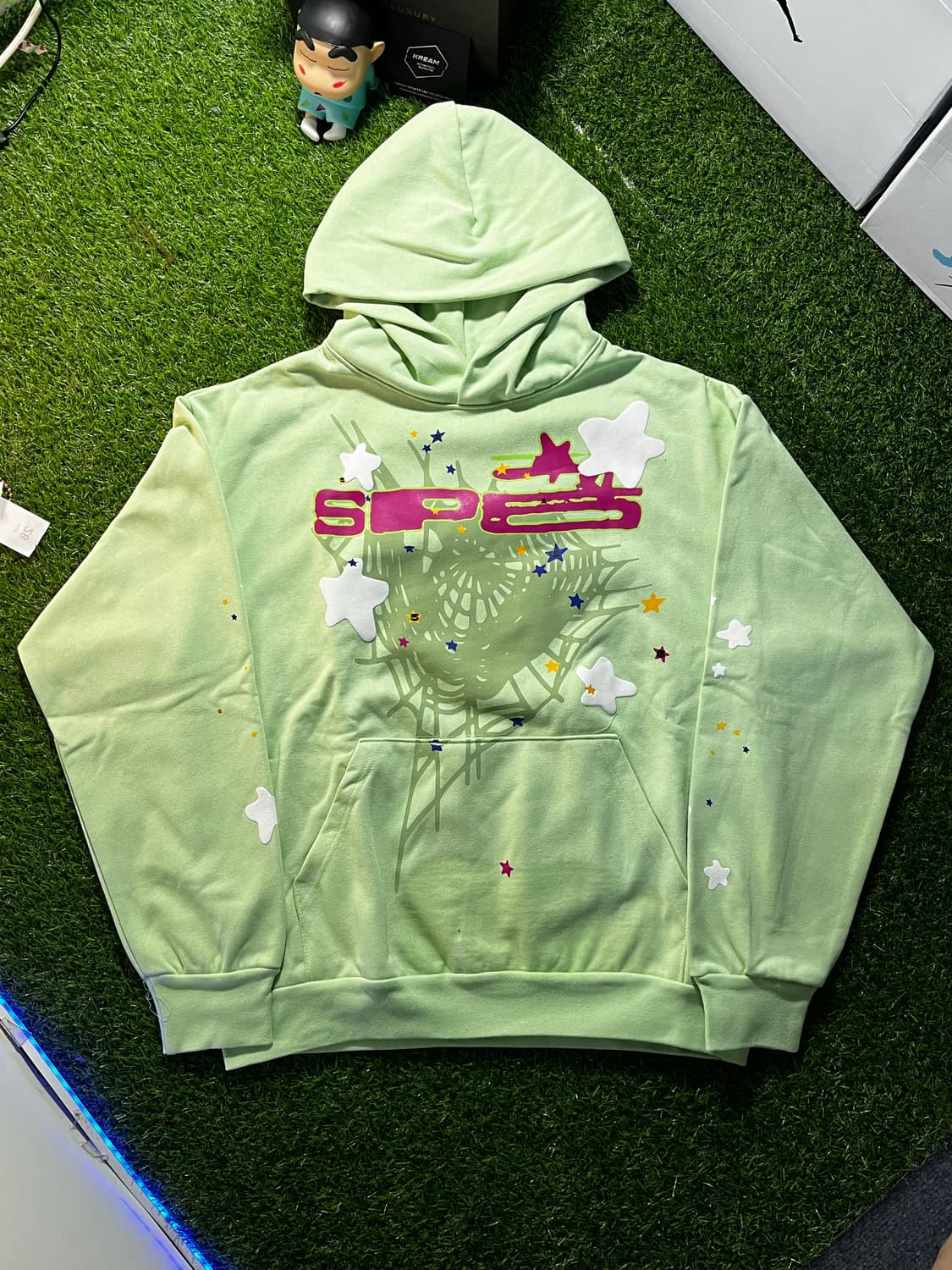 sp5der 민트후드티 상품이미지2