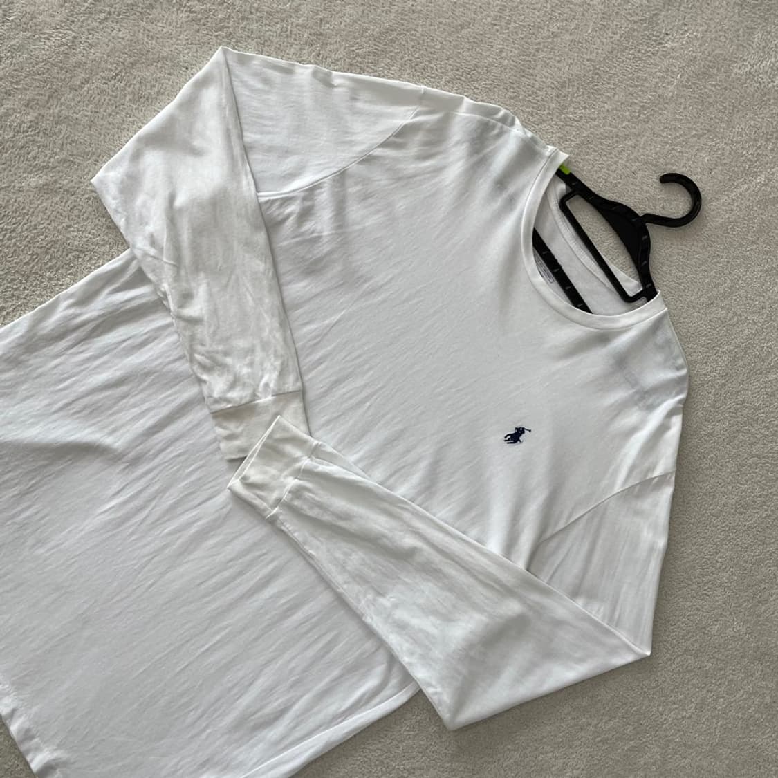 XL 폴로 화이트 롱슬리브 긴팔 상품이미지3