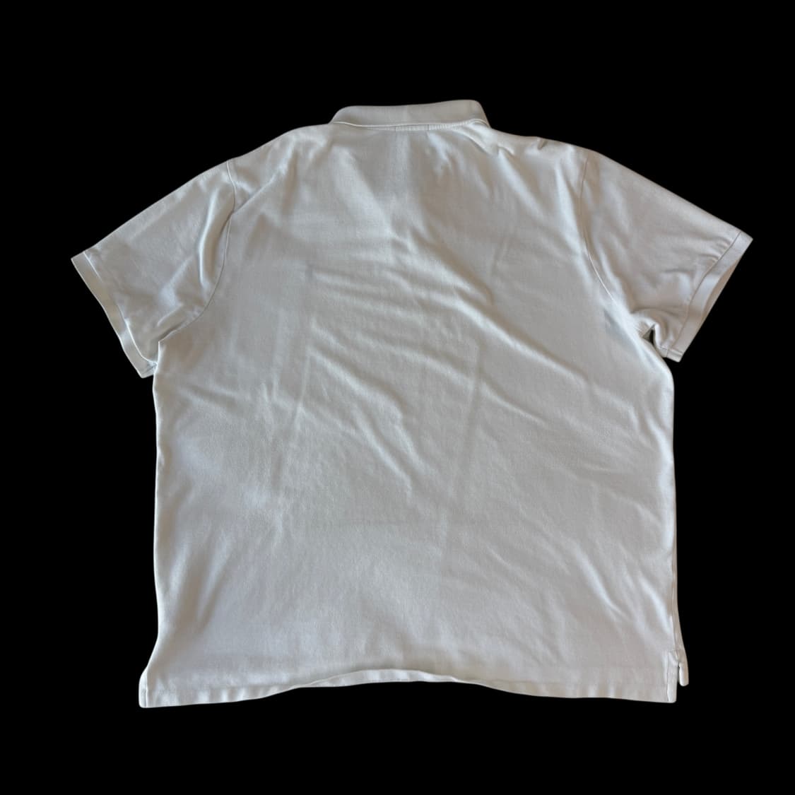 폴로 랄프로렌 화이트 네이비 로고 카라티 XXL 상품이미지5