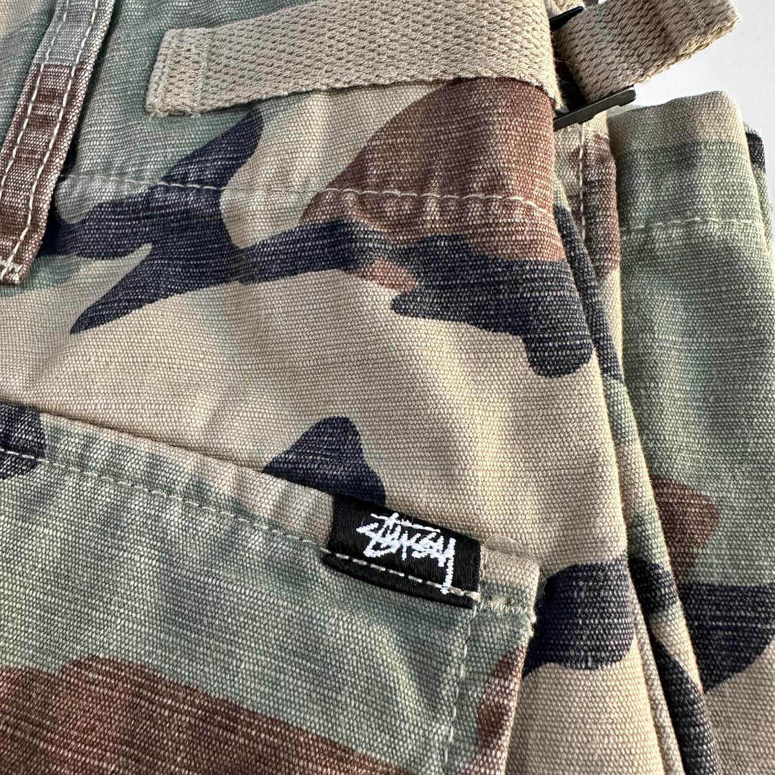 스투시 립스탑 서플러스 카고 팬츠 카모 상품이미지4