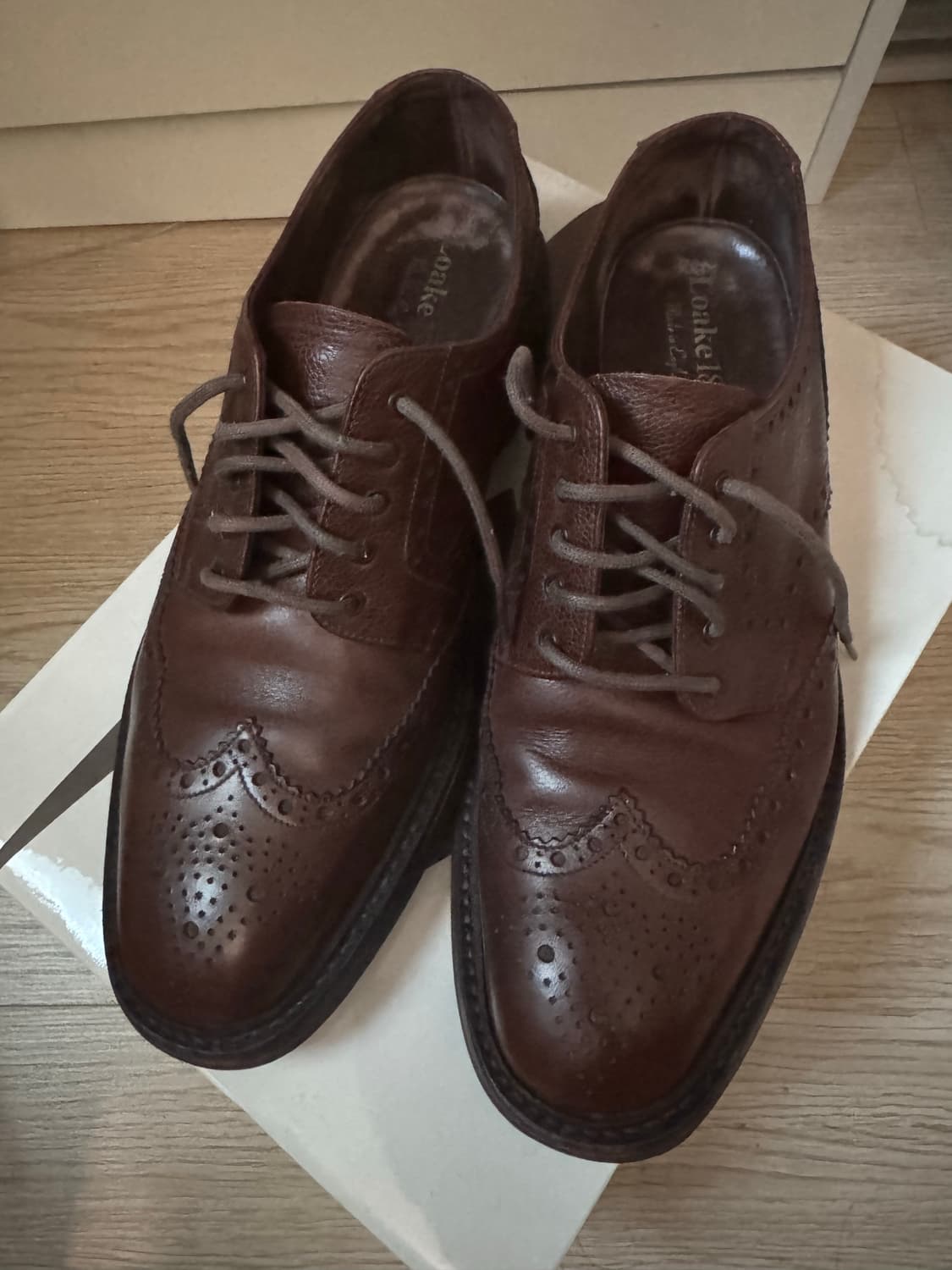 Loake 1880 남성 윙팁 구두 uk 8.5 상품이미지2