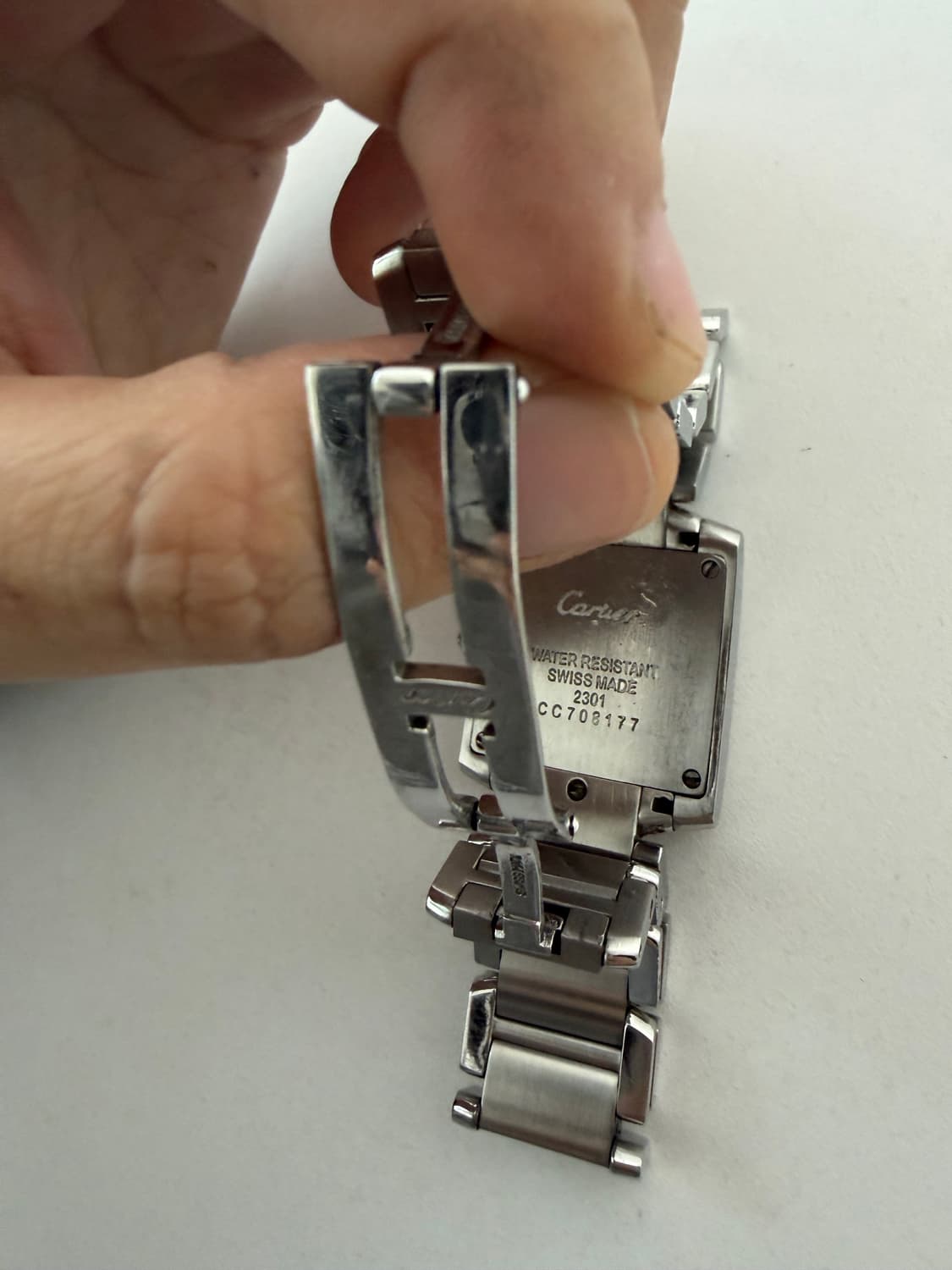 까르띠에 스틸 탱크 프랑세즈 라지 오토매틱 상품이미지5