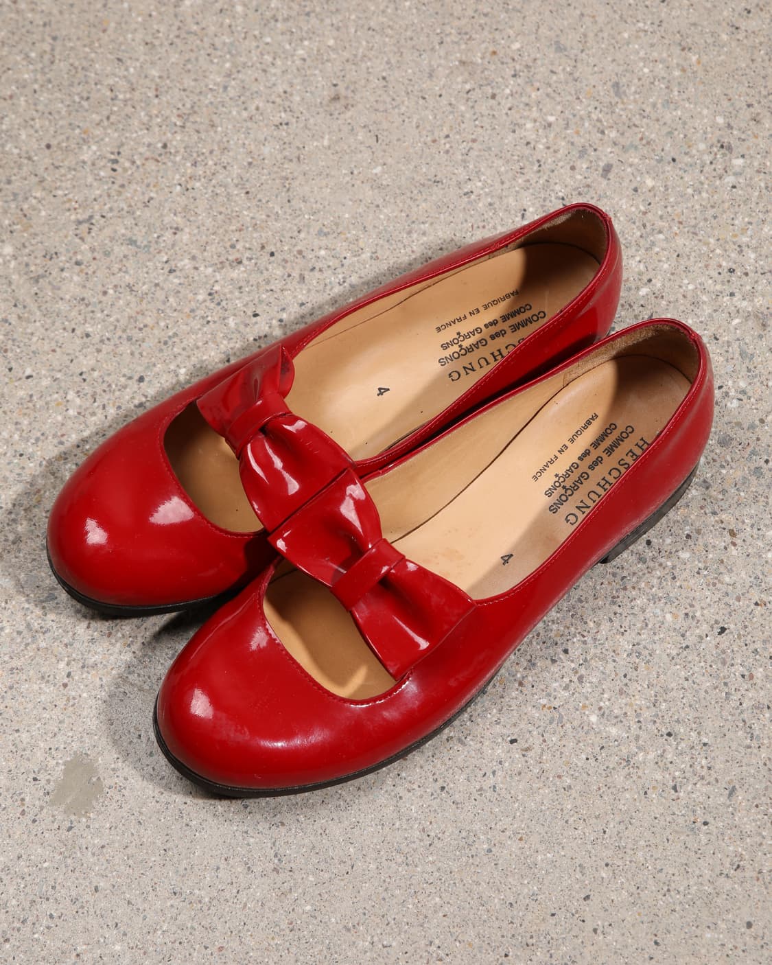CDGCDG x Heschung Red Mary Jane Flats 상품이미지3