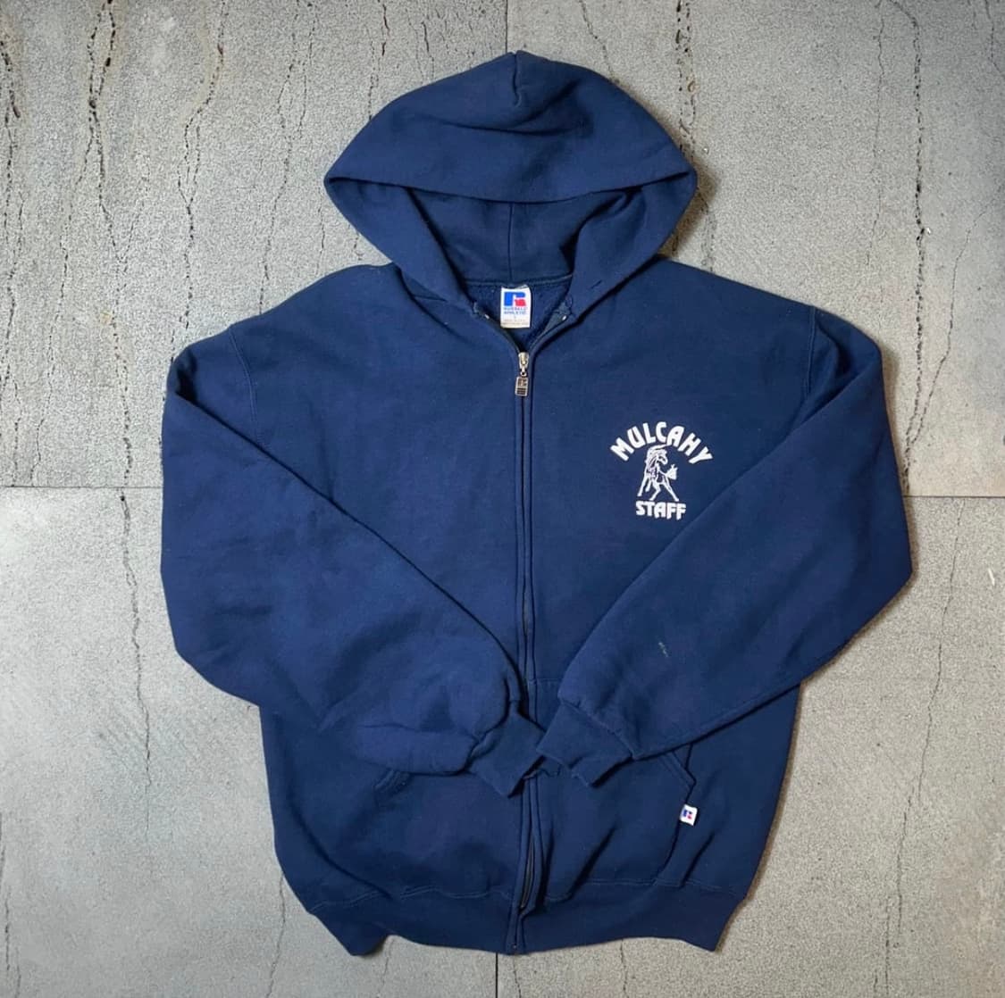 러셀 90s 네이비 후드집업 상품이미지1