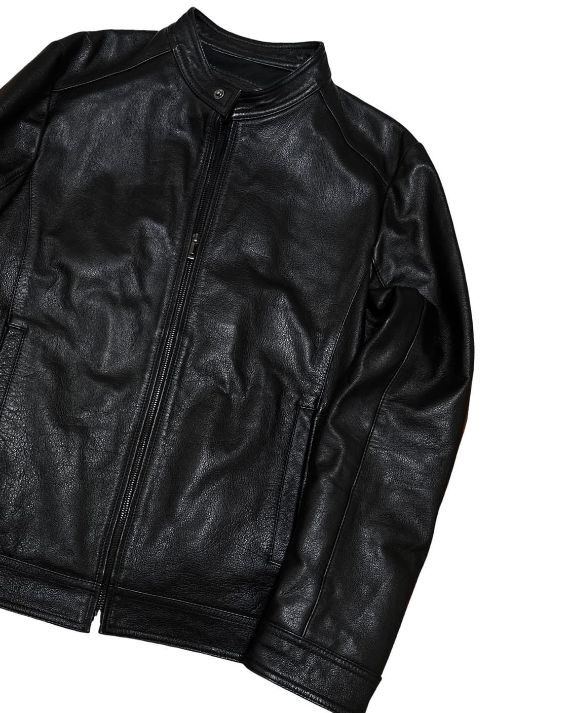 빈티지 양가죽 블랙 라이더 자켓 상품이미지3