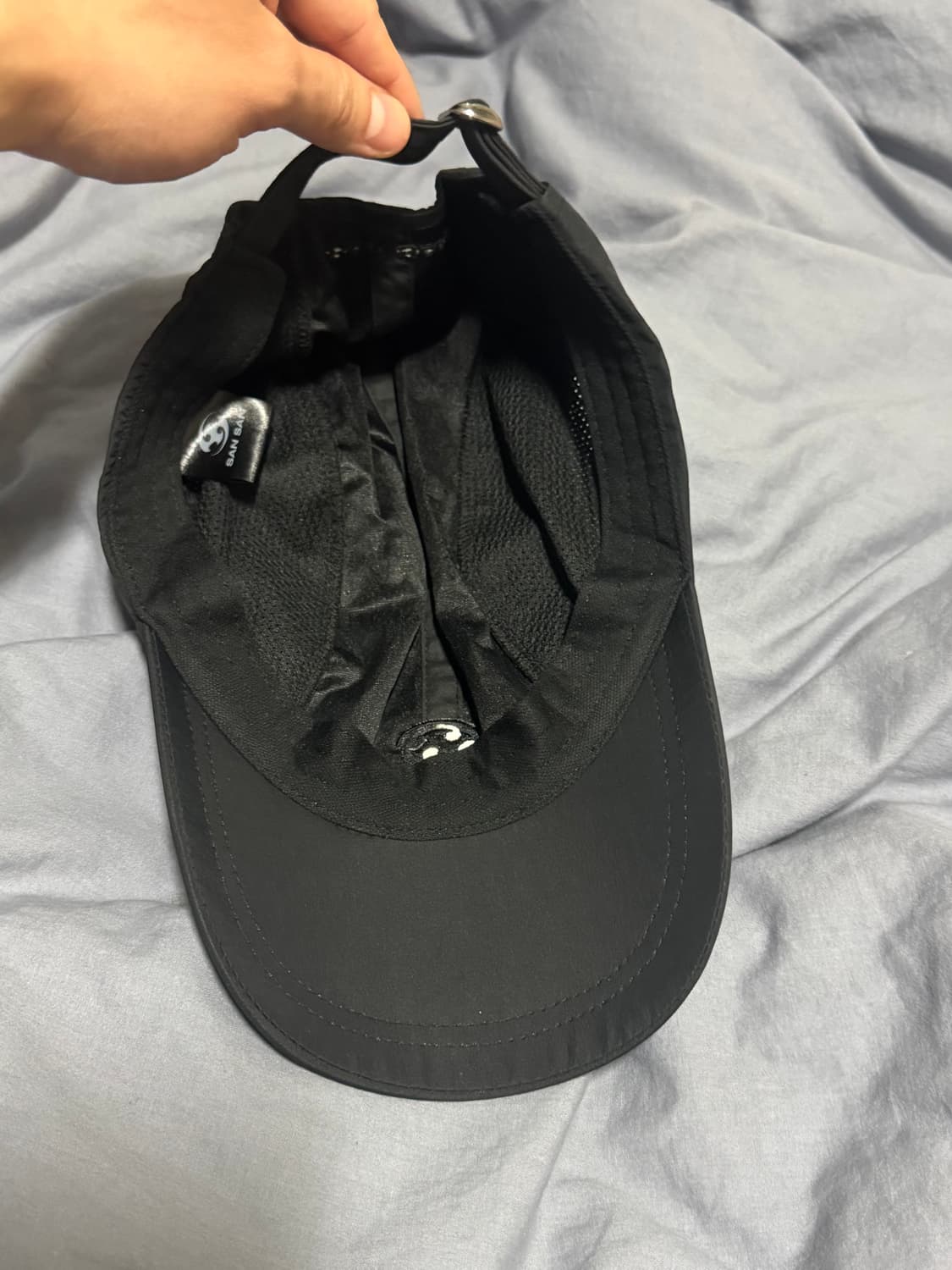 22fw 산산기어 나일론 윙캡 블랙 / 볼캡 상품이미지2