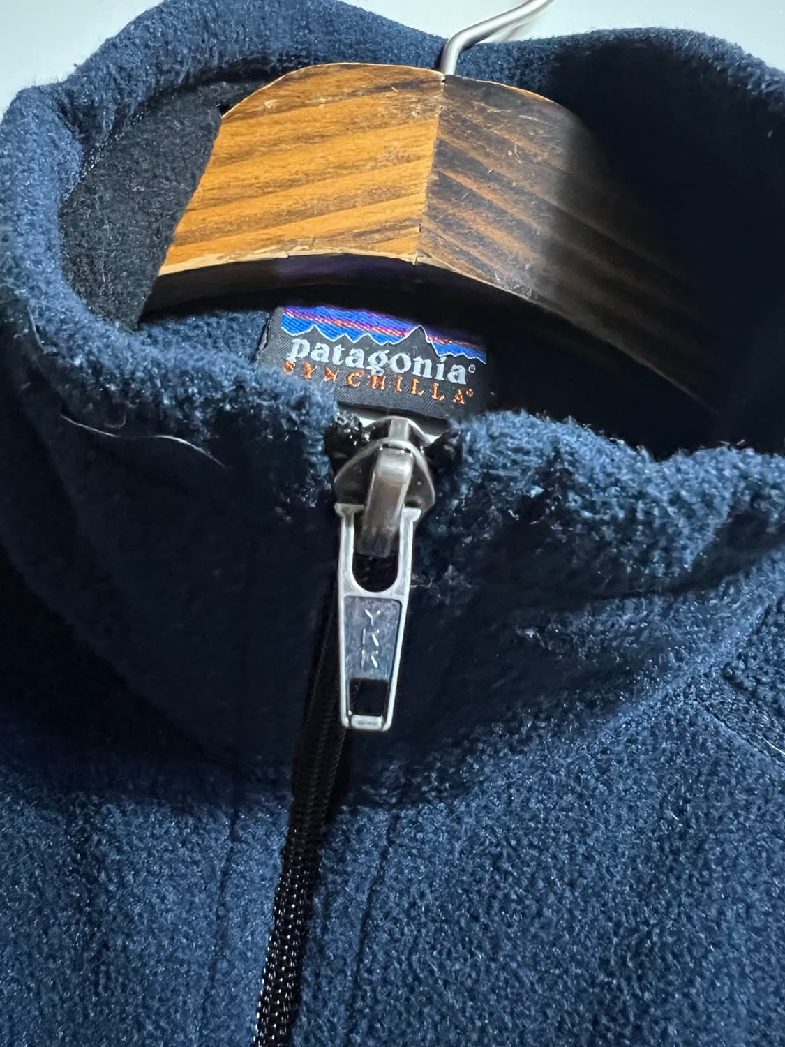 파타고니아 네이비색 플리스 조끼 상품이미지3