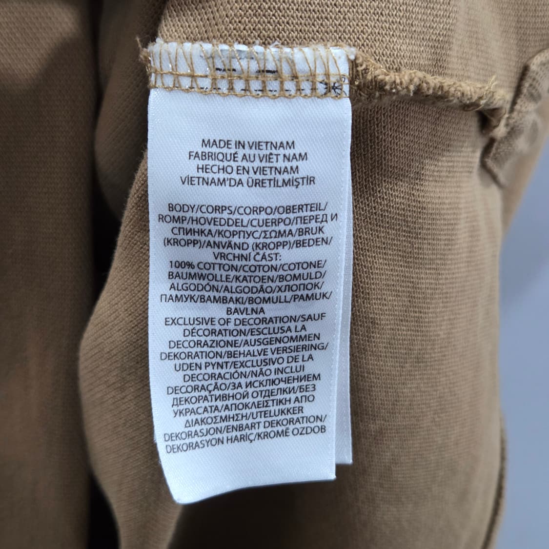 폴로랄프로렌 피케 카라 반팔티 베이지 XL  상품이미지4