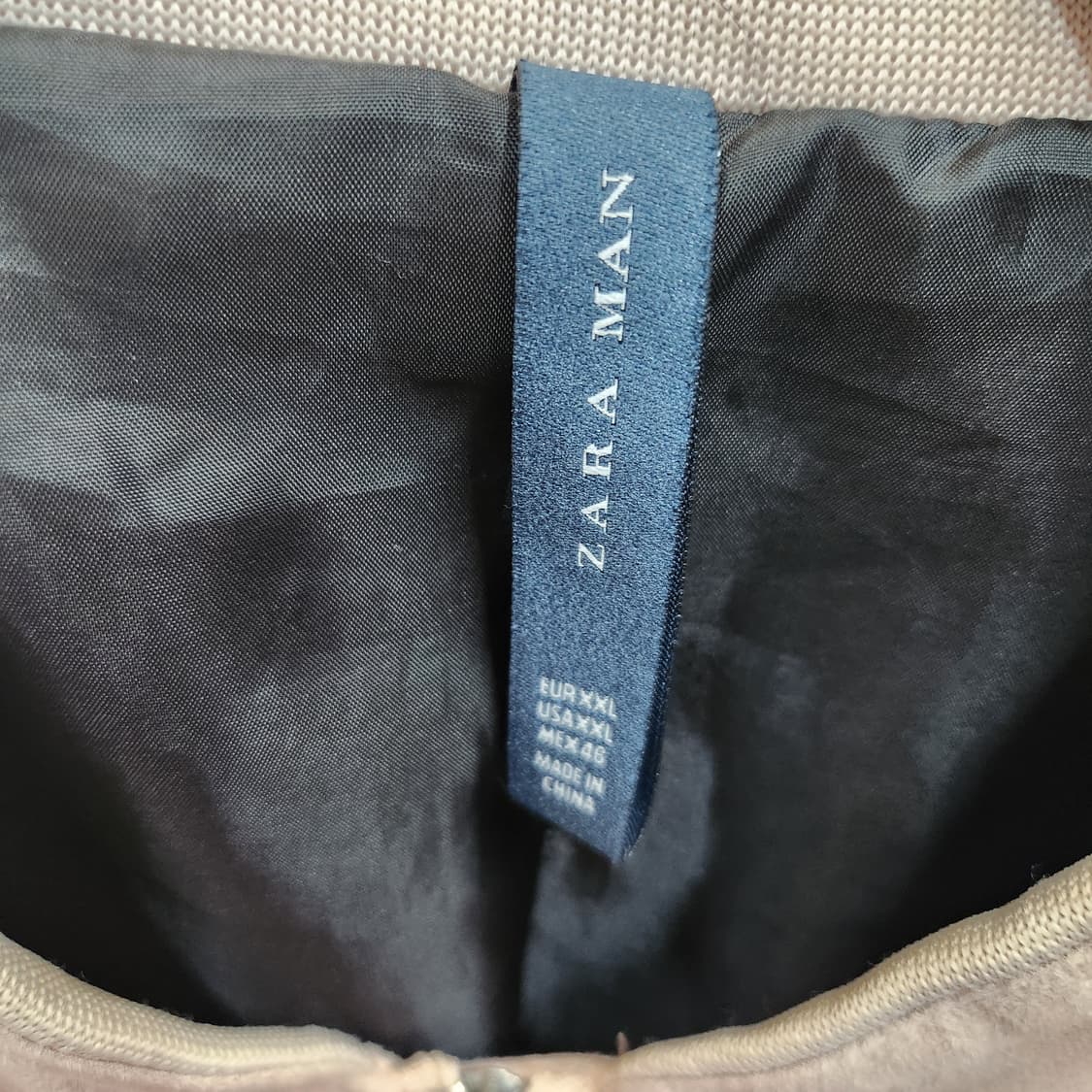 자라 ZARA 스웨이드 블루종 자켓 XL 상품이미지4