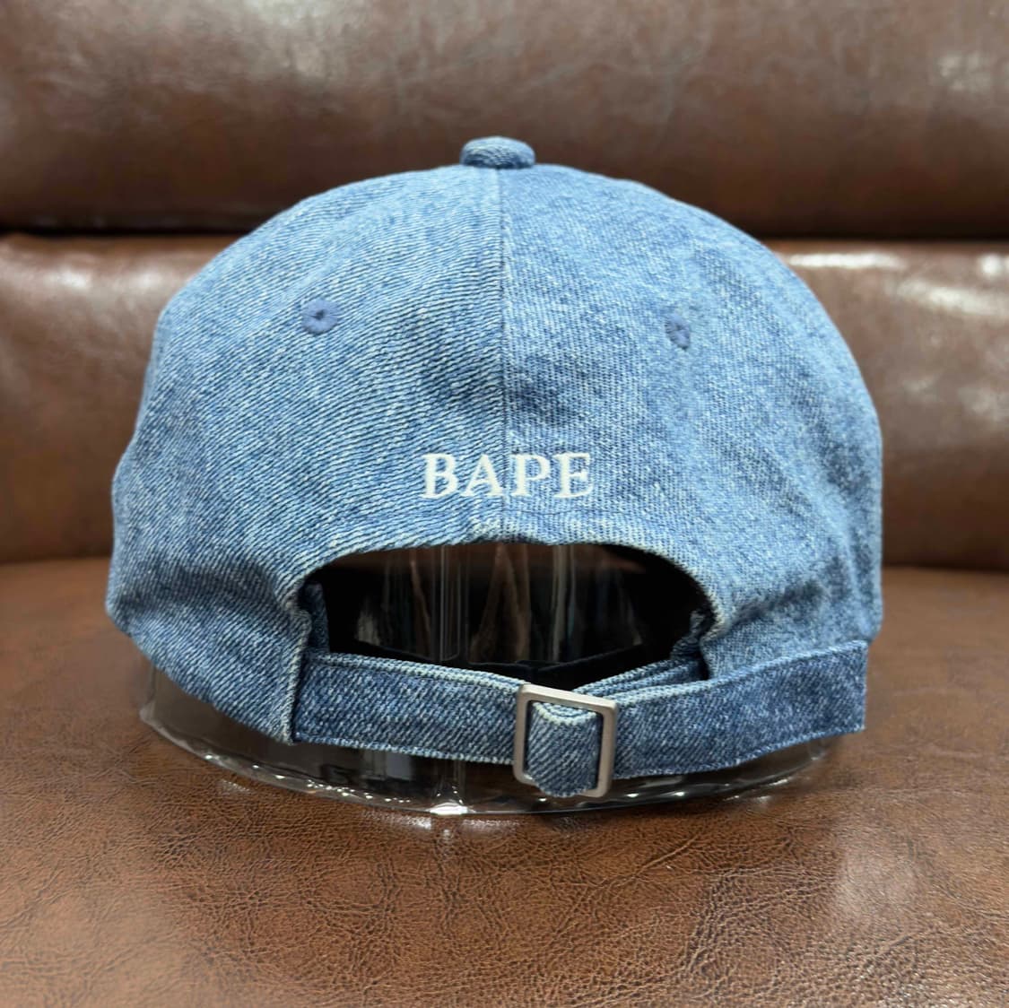 베이프 데님 로고 볼캡 상품이미지4