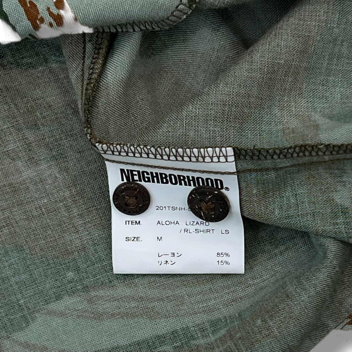 네이버후드 리자드 셔츠 r1380 상품이미지7