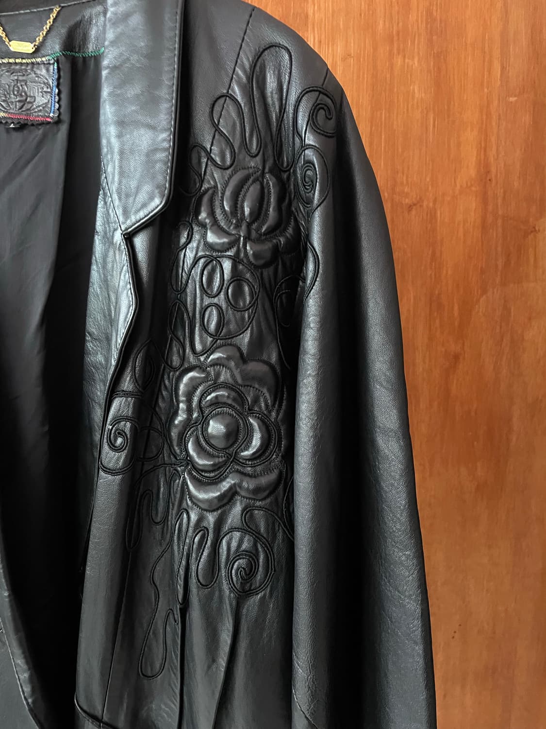 Black floral cord embroidery jacket 상품이미지5