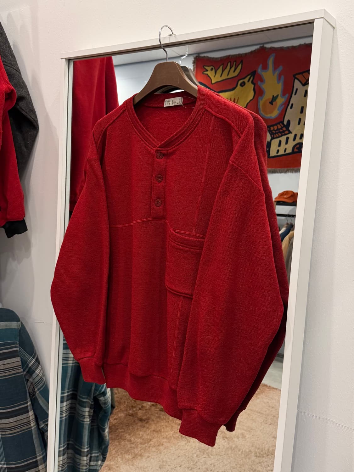 Anold Palmer 빈티지 헨리넥 울 니트 상품이미지1