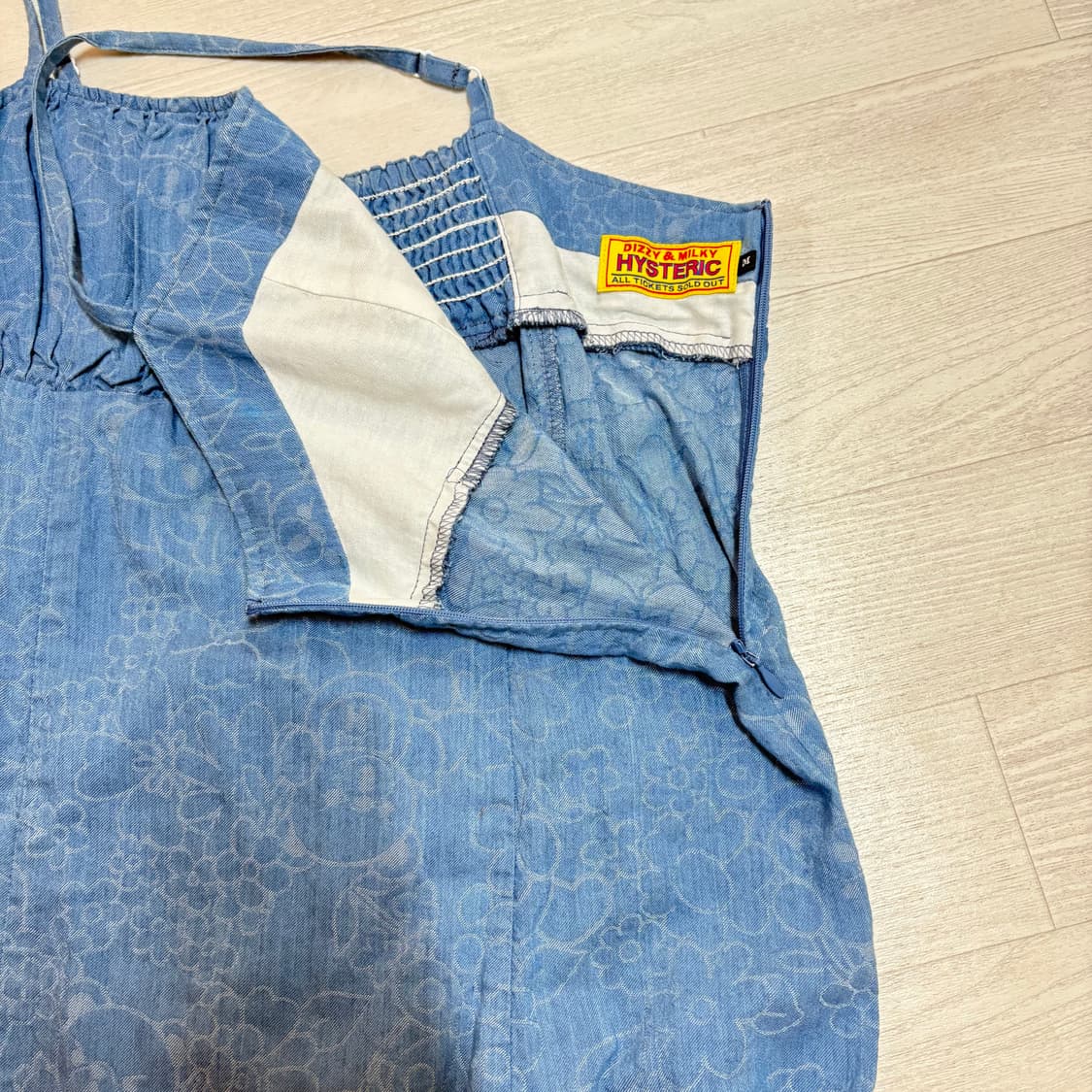 hysteric glamour denim sleeveless dress 상품이미지7