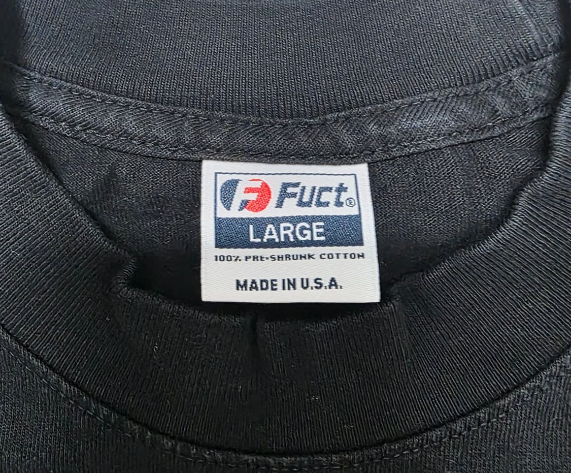 [L] Fuct 퍽트 OG 로고 티 블랙 상품이미지3