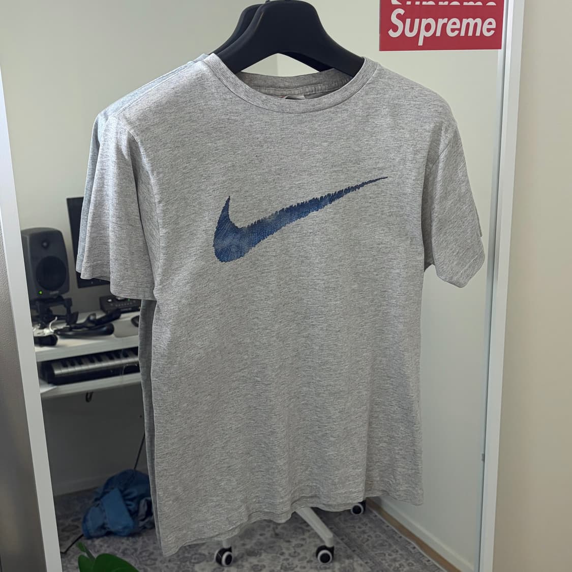90s USA 올드나이키 scribble swoosh 티셔츠 상품이미지2