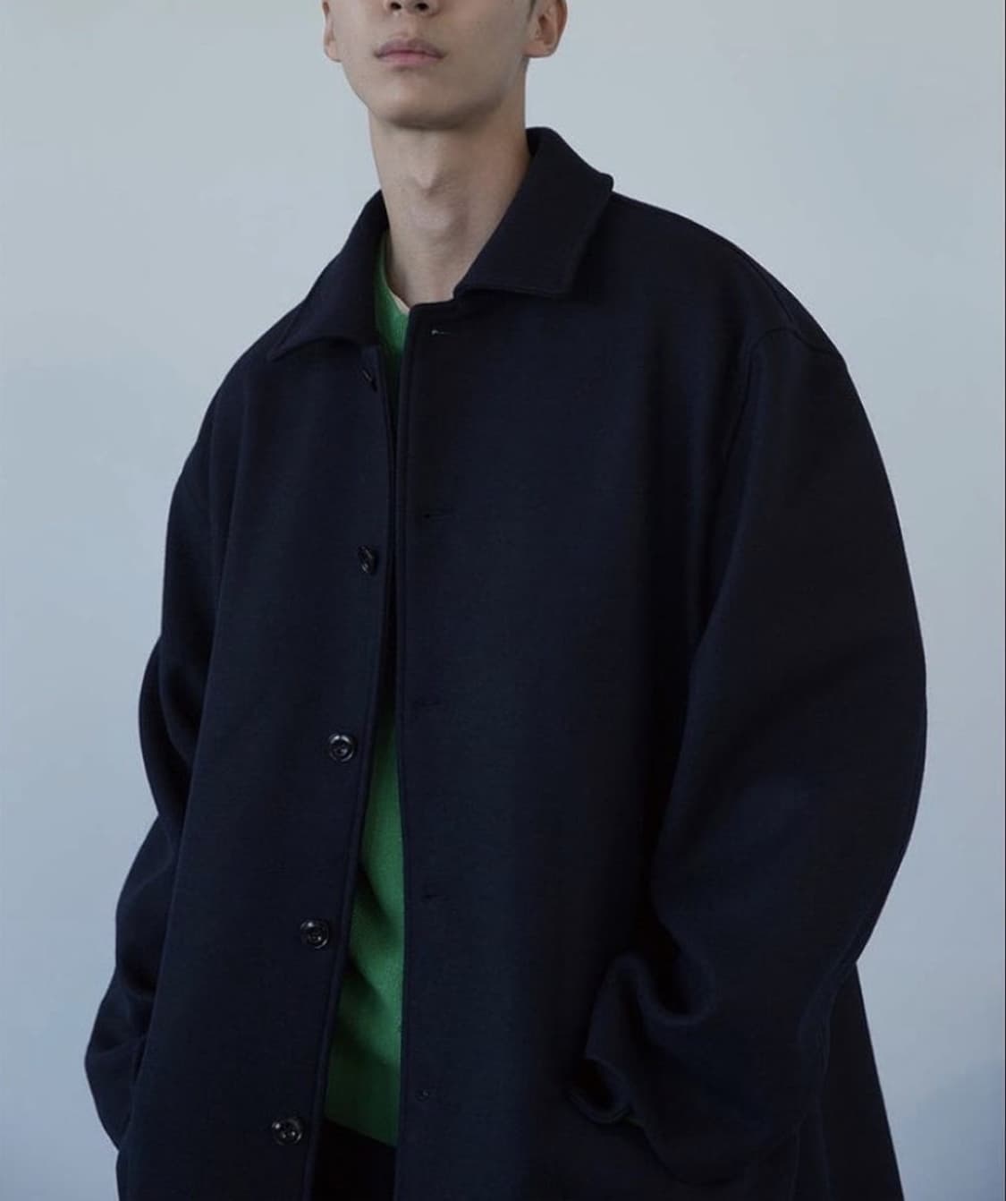 포터리 20fw 울 맥코트 블랙 2사이즈 상품이미지2