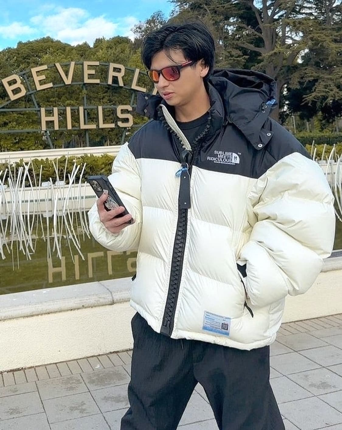 미하라야스히로 패딩 런웨이 오버사이즈 빅지퍼 화이트 상품이미지1